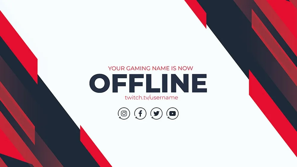Offline Screen Gratuit Red and White