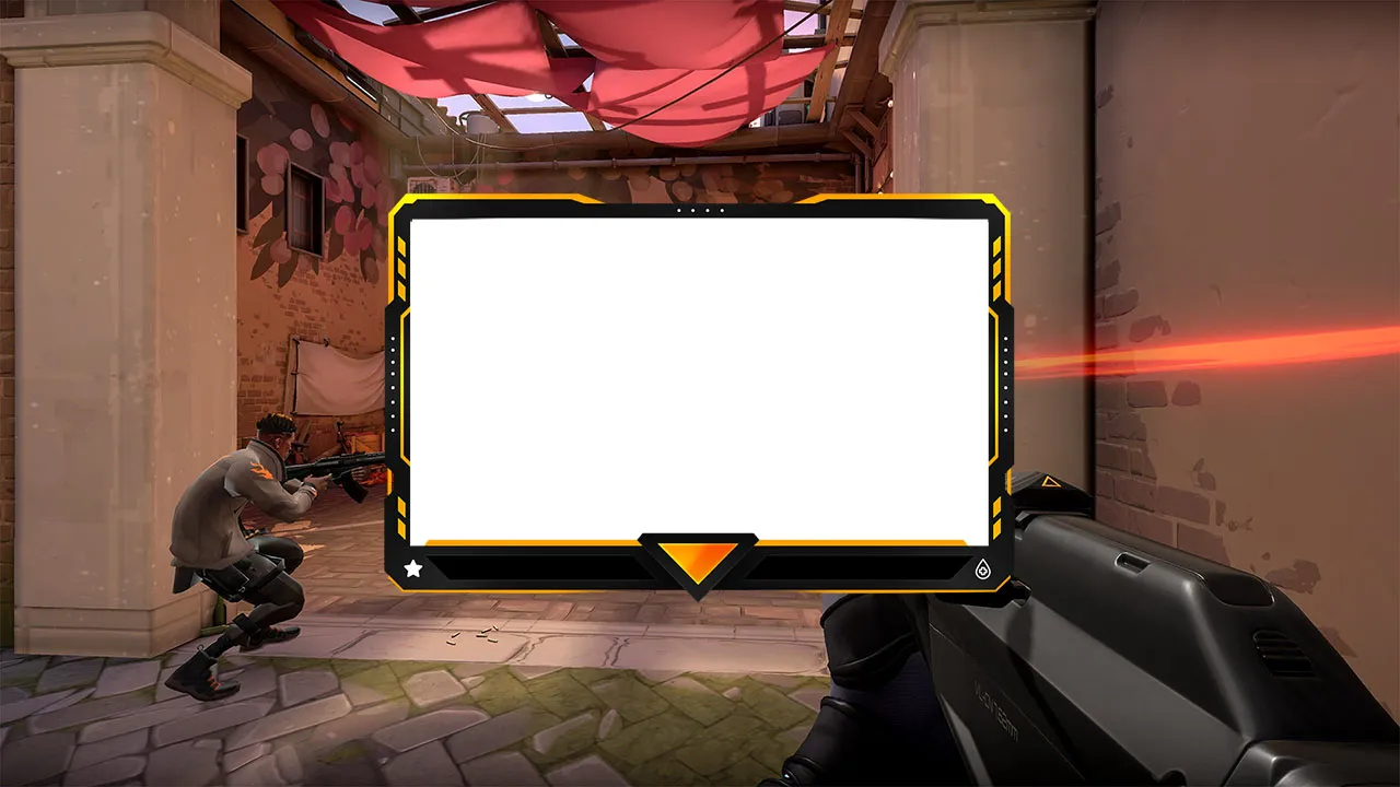 Overlay Webcam Animé Gratuit Glitch Energy