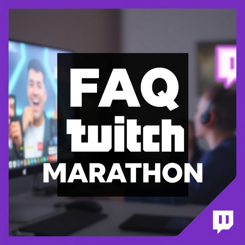 FAQ · Twitch Marathon : organiser un stream 24h
